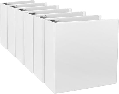CIXILDTS 3-Inch 3 Ring Binder, Standard 3" Round Ring Binder Fit Letter Size by CIXILDTSOffice