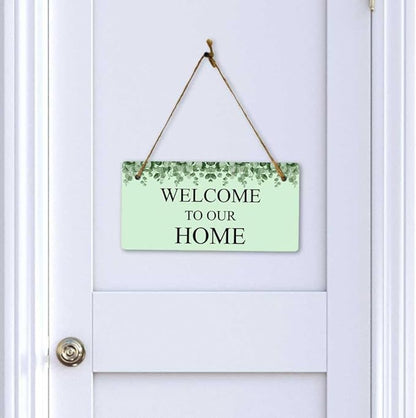 Signs ByLITA Eucalyptus Greenery Personalized Hanging Wall or Door Sign | - Image 6