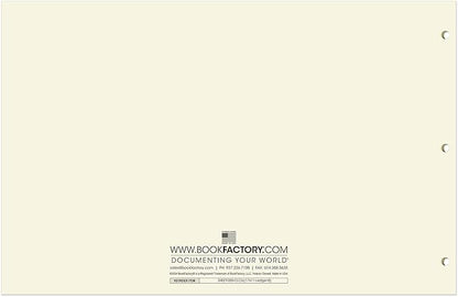 BookFactory Ledger Sheets/Large 8 Column Accounting Ledger Columnar Loose Leaf - Image 3