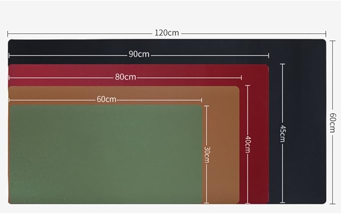 KINGFOM Desk Pad Office Desktop Protecter, PU Leather Desk Mat Blotters - Image 7