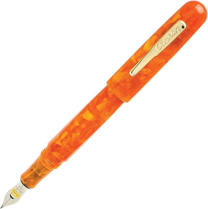 Conklin All American Fountain Pen in Sunburst Orange – Fine Nib, Vibrant Design - Image 2