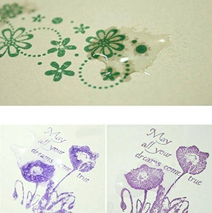 Lsushine Craft Ink Pad Stamps Partner DIY Color, 15 Color Craft Ink Pad - Image 6