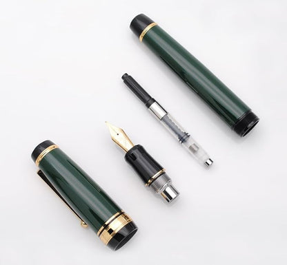 xixixiaozhu Metal Big Fountain Pen Set Medium Nib 0.7mm, Includes Ink Refill - Image 4