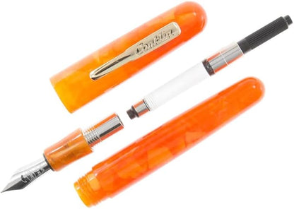Conklin All American Fountain Pen in Sunburst Orange – Omniflex Nib, Vibrant - Image 4