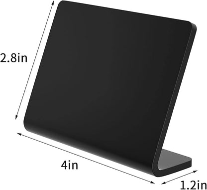 10 Pack Acrylic Mini Chalkboard Signs - Image 2