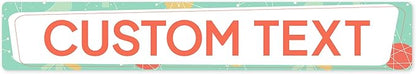 Custom Sign, Custom Street Sign, 11 Font Colors, 13 Font Styles, 4 Hole Options by MySignCenter
