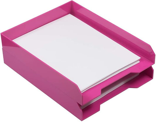 JAM PAPER Stackable Paper Trays by JAMPaper