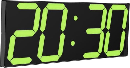LED Large Digital Wall Clock, Oversize Digital Clock by CHKOSDA