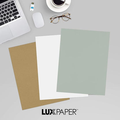 LUXPaper 8.5" x 11" Paper | Letter Size | Slate Gray | 70lb. Text | 500 Qty - Image 9