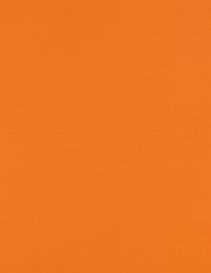 LUXPaper 8.5" x 11" Paper | Letter Size | Mandarin Orange | 80lb. Text | 500 Qty by LUXPaper