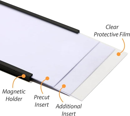 SmartSign Magnetic 'C' Channel Label Holders | 2" x 3" - Image 9