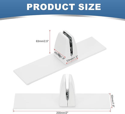 PATIKIL 1.8x1.3x2.5" Desk Divider Support Clamp - Image 2