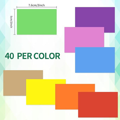 STARLIBOO Colored Labels Stickers, 3 x 2 Inch Rectangular Moving Labels - Image 3