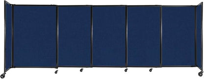 Versare Straightwall Sliding Portable Wall Partition | Freestanding Office by VERSARE