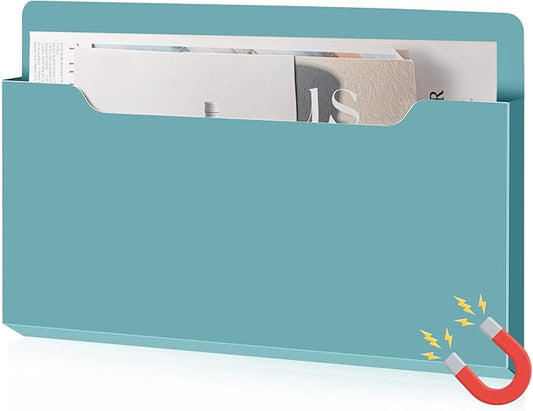 Feifeiya Magnetic Pocket File Holder Large File Folder Organizer Paper Mail by Feifeiya