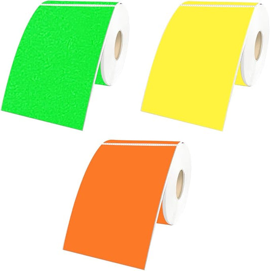 STARLIBOO Colored Labels Stickers 3 x 2 Inch, Rectangle Moving Labels Stickers by STARLIBOO