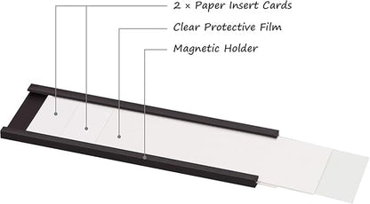 Realth C Channel Magnetic Label Holders 30 Pack 2" x 6" - Image 6