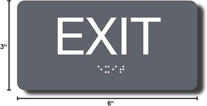 ADA Compliant Exit Sign with Braille - Image 7