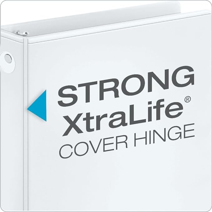 Cardinal Economy 3-Ring Binders, Round Rings, Holds 350 Sheets, Carton of 12 - Image 3