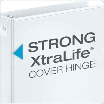 Cardinal Economy 3-Ring Binders, Round Rings, Holds 350 Sheets, Carton of 12 - Image 3