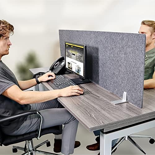 OBEX Free Standing Desk PET Privacy Screen Table Top Home & Office Furniture by OBEX