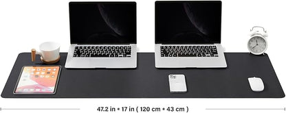 Large Desk Mat - 47.2"x 17" Non-Slip PU Desk Pad - Image 2