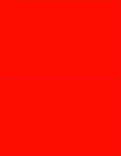 NextDayLabels - 8-1/2 x 11 Neon Color High Light Fluorescent Labels by NextDayLabels