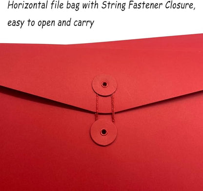 10pcs A4 Kraft Paper Envelopes Portfolio Foolscap File Folders Document Folder - Image 3