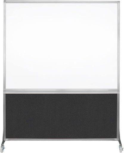 DivideWrite Mobile Whiteboard | Double Sided Dry Erase Board | Portable Office by VERSARE