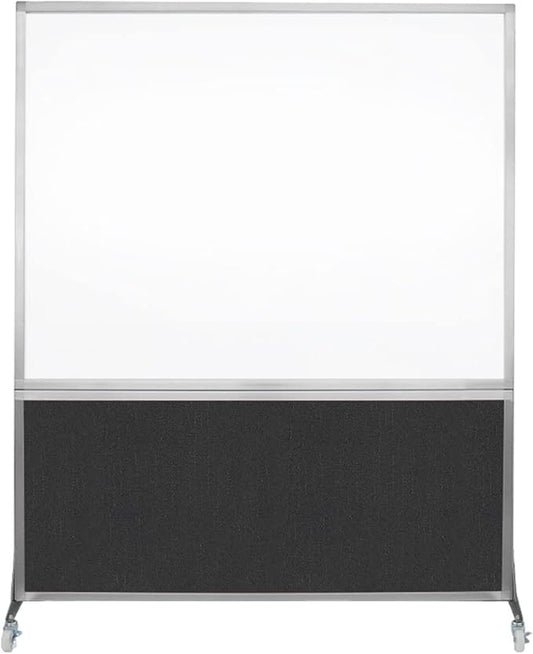 DivideWrite Mobile Whiteboard | Double Sided Dry Erase Board | Portable Office by VERSARE