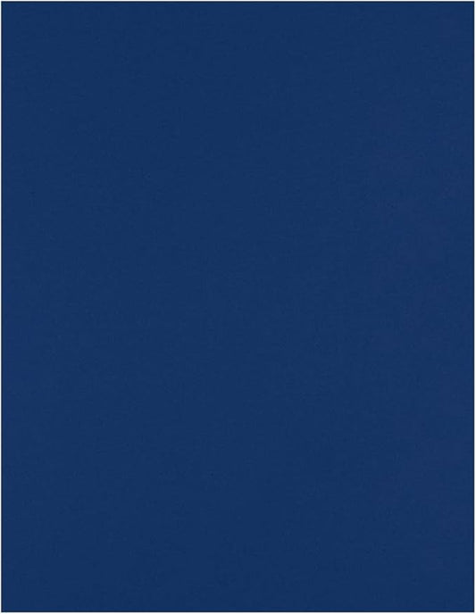 LUXPaper 8.5" x 11" Cardstock | Letter Size | Navy Blue | 100lb. Cover | 50 Qty by LUXPaper
