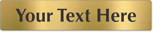 SmartSign Custom Brass Sign by SmartSign
