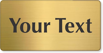 SmartSign Custom Brass Sign by SmartSign