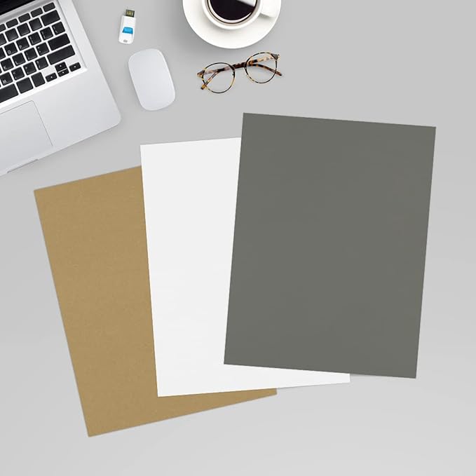 LUXPaper 8.5" x 11" Paper | Letter Size | Smoke Gray | 80lb. Text | 500 Qty - Image 6