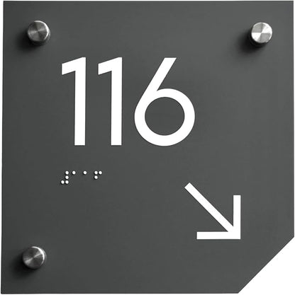 Bsign Office Door Numbers by Bsign