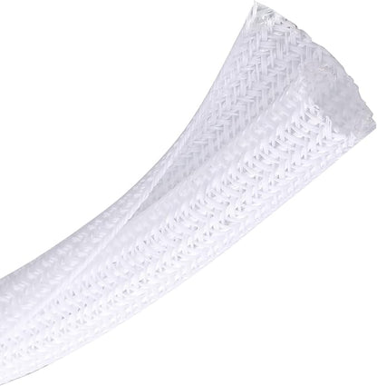 CrocSee 10ft - 1.25 inch Braided Cable Management Sleeve Cord Protector - by CrocSee