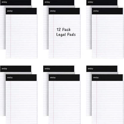Emraw White Jr. Perforated Edge Legal Ruled Universal 50 Sheets Letter Writing by ENDAY