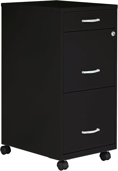 Lorell LYS SOHO Box/File/File 3-Drawer Mobile File Cabinet by Lorell