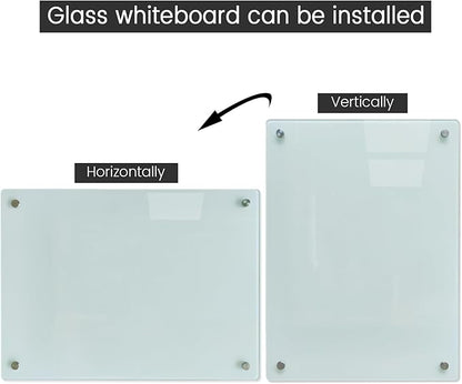 Magnetic Glass White Board 72"X36" Premium Tempered Dry Erase Boards Wall - Image 4
