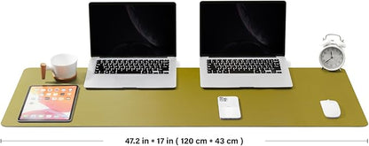 Large Desk Mat - 47.2"x 17" Non-Slip PU Desk Pad - Image 2
