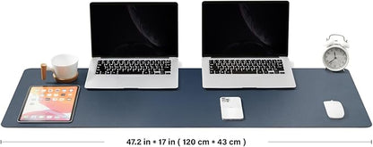 Large Desk Mat - 47.2"x 17" Non-Slip PU Desk Pad - Image 2