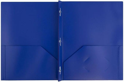JAM PAPER Plastic 2 Pocket POP Folders - Image 2