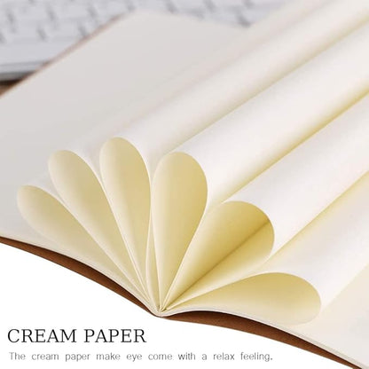 LIONSOUL 90 Pack A5 Blank Kraft Notebooks Bulk, Blank Paper Sketchbooks - Image 3