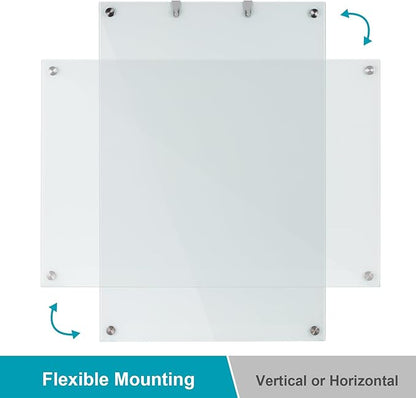Glass Dry Erase Board, 36 x 24 Inches Magnetic Glass Whiteboard - Image 5