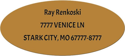 Made in USA Custom Return Address Stickers Labels Customized Mailing Label by HOOKAH+SUN
