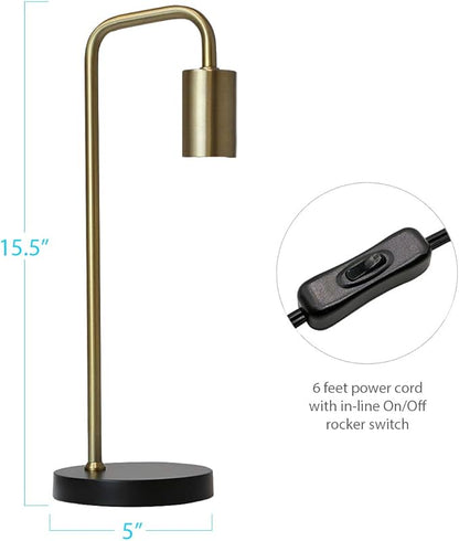 O’Bright Industrial Desk Lamp, 100% Metal Lamp, UL Certified Ceramic E26 Socket - Image 7