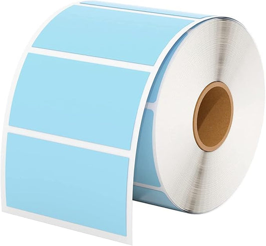 MUNBYN 2.25"x1.25" Thermal Sticker Labels, 1000 Sheets/Roll by MUNBYN