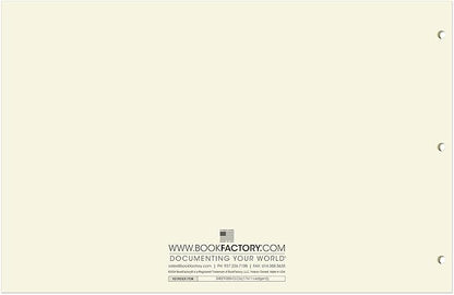 BookFactory Ledger Sheets/Large 5 Column Accounting Ledger Columnar Loose Leaf - Image 3