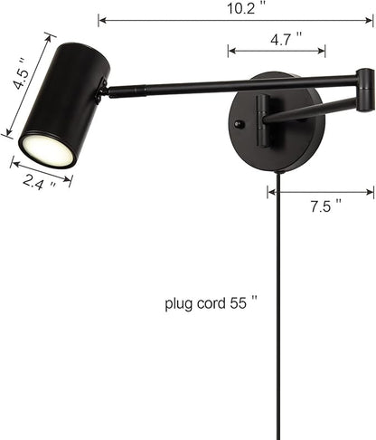 Ahaloye 2 Pack Plug in Wall Sconce - Image 6
