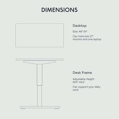 FLEXISPOT EN1 One-Piece Standing Desk - Image 5